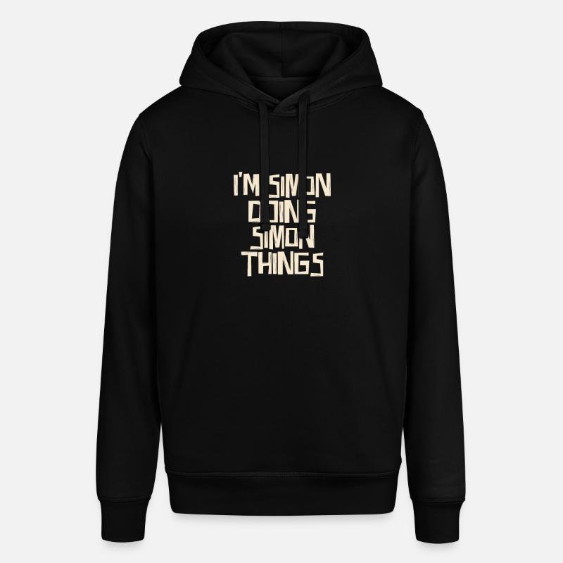 I'm Simon doing Simon things - Stanley/Stella SOUNDER Unisex Hoodie - black