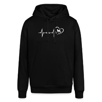 Hundezubehör Pudel Hundebesitzer - Stanley/Stella Unisex Hoodie SOUNDER - Schwarz - Vorne - Alina (178cm) & Michal (187cm)