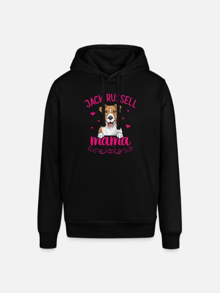 Jack Russell Terrier - Stanley/Stella SOUNDER Unisex Hoodie - black