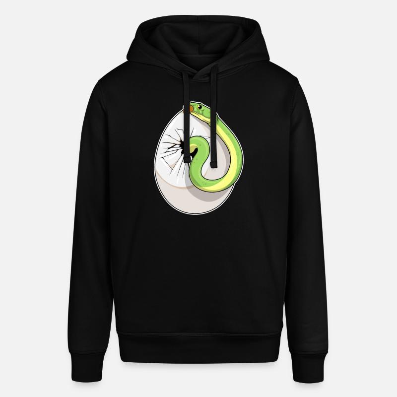Snake Egg Pacifier - Stanley/Stella SOUNDER Unisex Hoodie - black