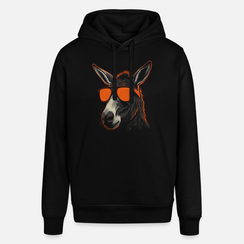 Lunettes de soleil d'âne - Sweat à capuche SOUNDER Stanley/Stella Unisexe - noir