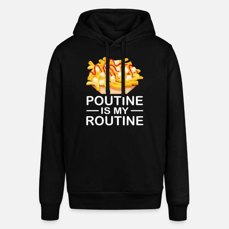 Poutine Canada Restauration rapide spécialisée - Sweat à capuche SOUNDER Stanley/Stella Unisexe - noir