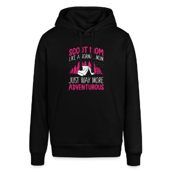 Boy Scout Mother - Stanley/Stella SOUNDER Unisex Hoodie - black - Front - Alina (178cm) & Michal (187cm)