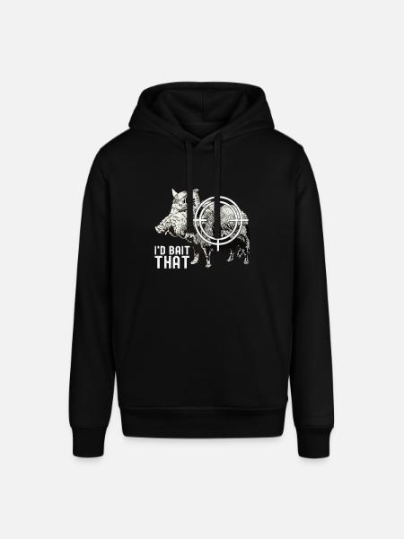 Jäger Wildschwein Jagen - Stanley/Stella Unisex Hoodie SOUNDER - Schwarz