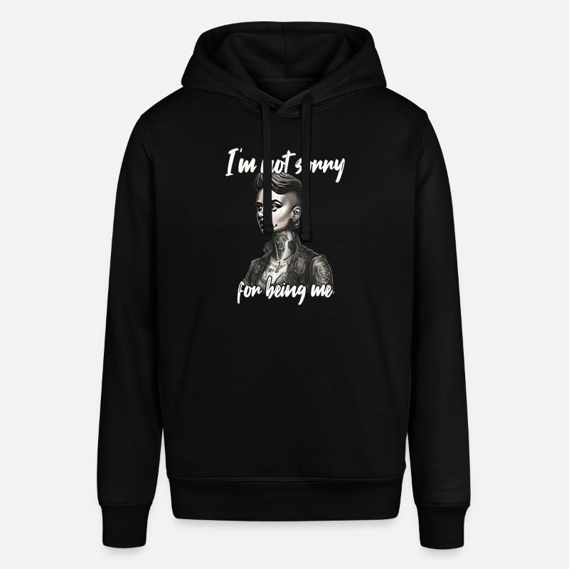 Fier de mon individualité - Sweat à capuche SOUNDER Stanley/Stella Unisexe - noir