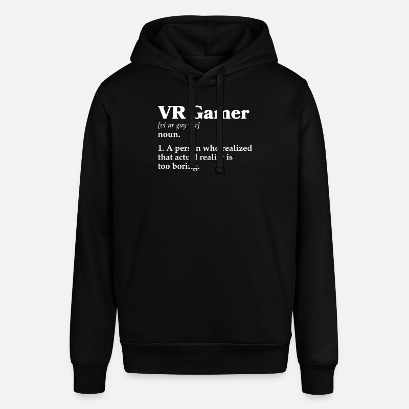 Cadeau VR de réalité virtuelle - Sweat à capuche SOUNDER Stanley/Stella Unisexe - noir