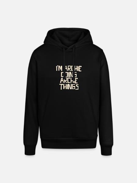 I'm Archie doing Archie things - Stanley/Stella Unisex Hoodie SOUNDER - Schwarz