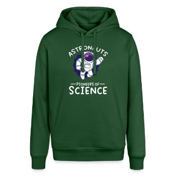 Les astronautes pionniers de la science Les astronautes de l’espace - Sweat à capuche SOUNDER Stanley/Stella Unisexe - vert bouteille - Devant - Alina (178cm) & Michal (187cm)