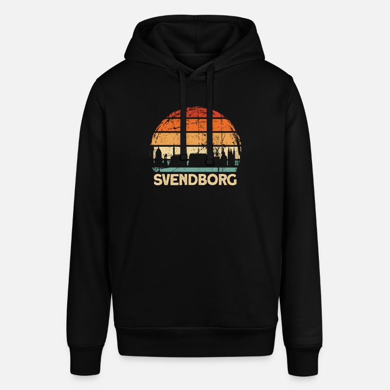 Canton de Svendborg - Sweat à capuche SOUNDER Stanley/Stella Unisexe - noir