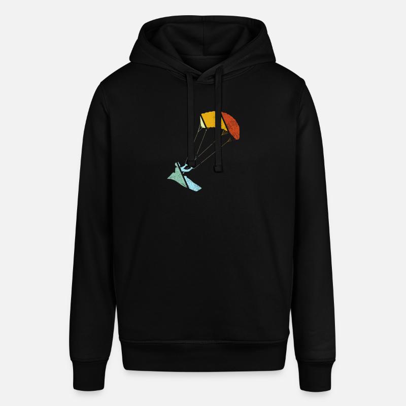 Kite surf Rétro - Sweat à capuche SOUNDER Stanley/Stella Unisexe - noir