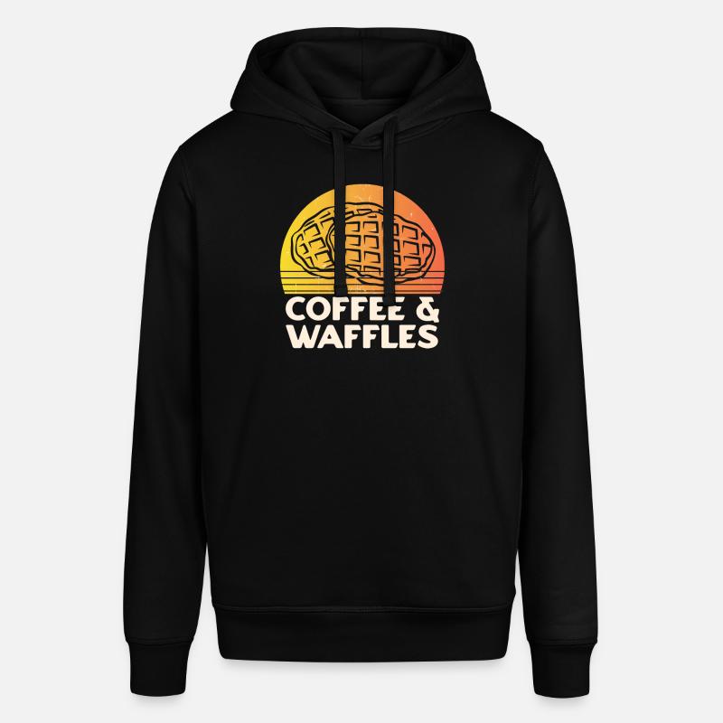Gaufres au café - Sweat à capuche SOUNDER Stanley/Stella Unisexe - noir