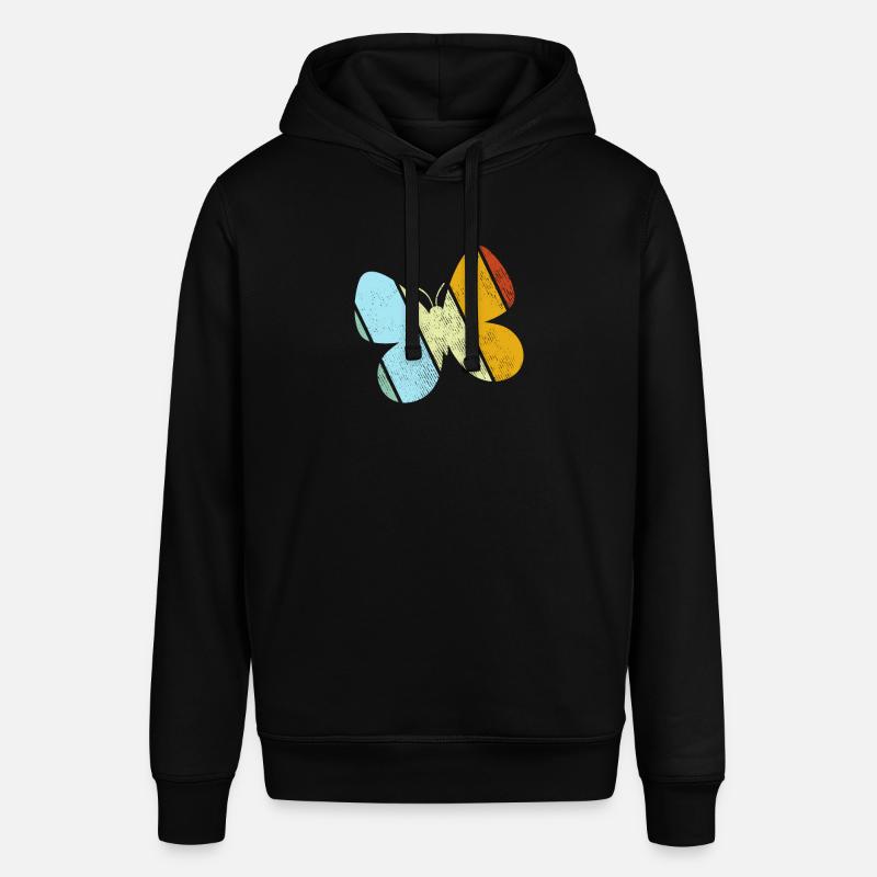 Papillon Rétro - Sweat à capuche SOUNDER Stanley/Stella Unisexe - noir