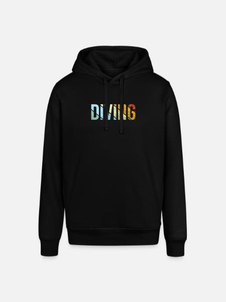 Diving Retro - Stanley/Stella SOUNDER Unisex Hoodie - black