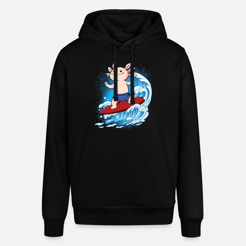 Surfeurs de vagues Surfeurs Surfeurs - Sweat à capuche SOUNDER Stanley/Stella Unisexe - noir