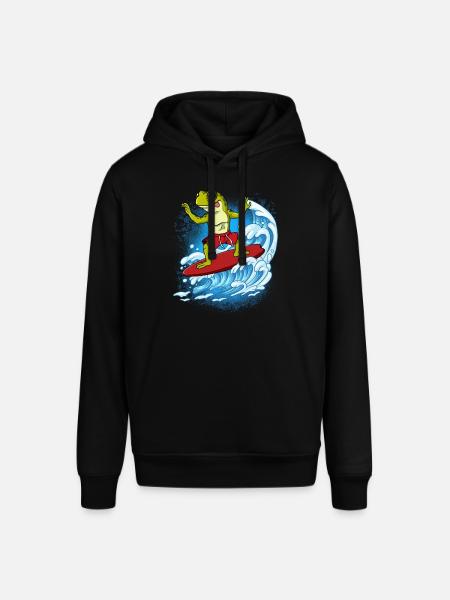 Wave surfers Surfers Surfers - Stanley/Stella SOUNDER Unisex Hoodie - black