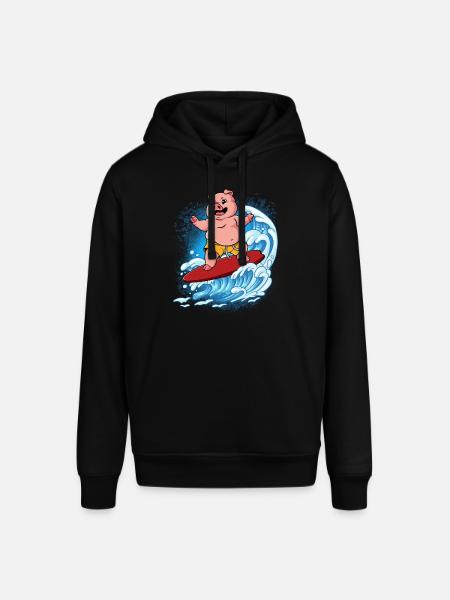 Wave surfers Surfers Surfers - Stanley/Stella SOUNDER Unisex Hoodie - black