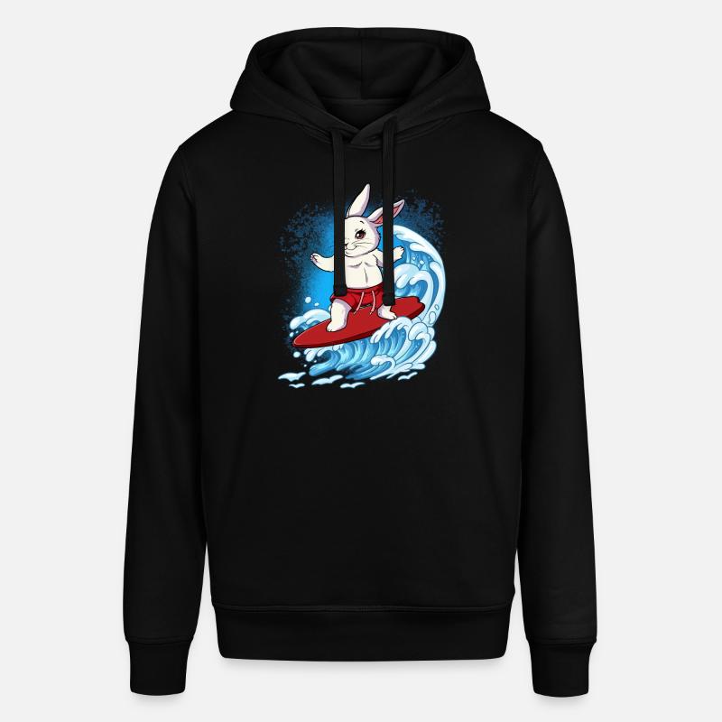 Surfeurs de vagues Surfeurs Surfeurs - Sweat à capuche SOUNDER Stanley/Stella Unisexe - noir