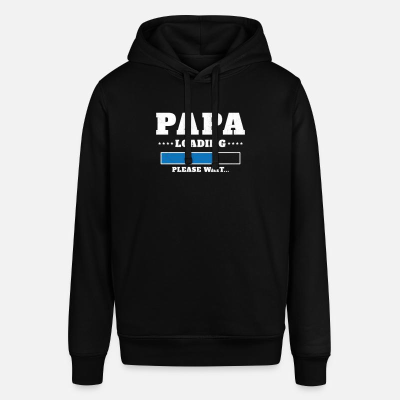 Papa wird geladen Bitte warten - Stanley/Stella Unisex Hoodie SOUNDER - Schwarz