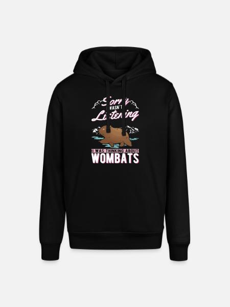Wombat Australien - Stanley/Stella Unisex Hoodie SOUNDER - Schwarz
