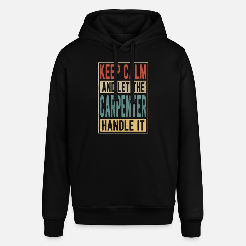 Cadeau rétro de charpentier - Sweat à capuche SOUNDER Stanley/Stella Unisexe - noir