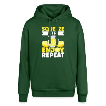Limonade Limonadenstand - Stanley/Stella Unisex Hoodie SOUNDER - Flaschengrün - Vorne - Alina (178cm) & Michal (187cm)