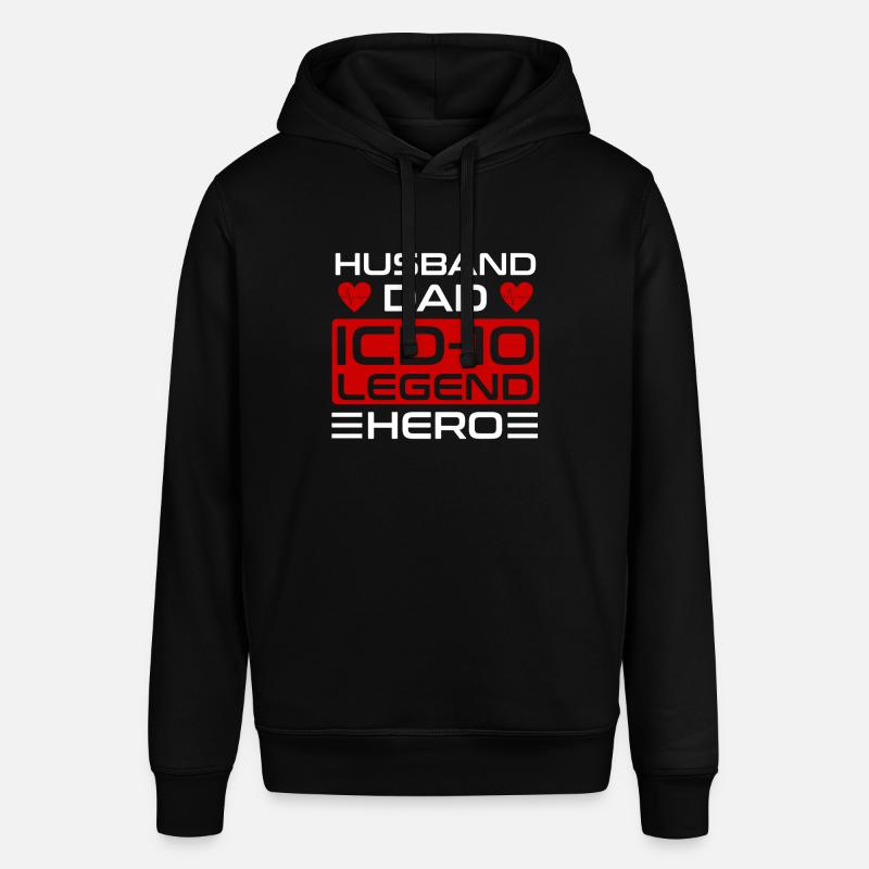 Codeur médical Profession Médical - Sweat à capuche SOUNDER Stanley/Stella Unisexe - noir