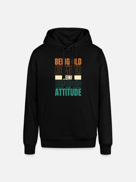 Black humor - Stanley/Stella SOUNDER Unisex Hoodie - black