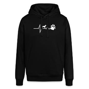 Hunde Deutsch Drahthaar Hundebesitzer - Stanley/Stella Unisex Hoodie SOUNDER - Schwarz - Vorne - Alina (178cm) & Michal (187cm)