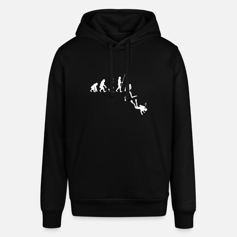 Tauchen Evolution | Evolution - Stanley/Stella Unisex Hoodie SOUNDER - Schwarz