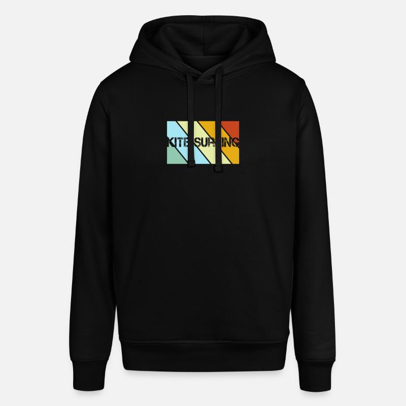 Kite surf Rétro - Sweat à capuche SOUNDER Stanley/Stella Unisexe - noir