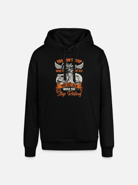 Biker-Motorrad-Radtour - Stanley/Stella Unisex Hoodie SOUNDER - Schwarz