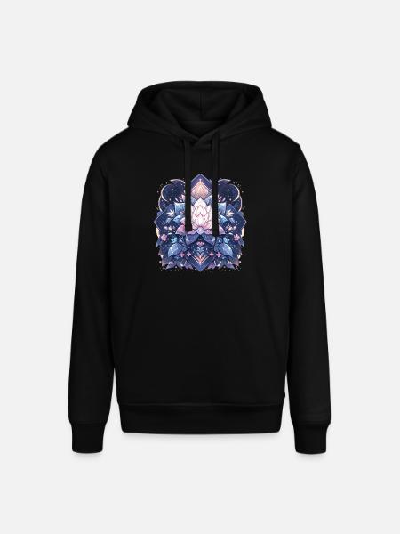 Lotus Blossom - Stanley/Stella SOUNDER Unisex Hoodie - black