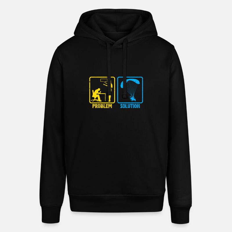Gleitschirmflieger Problem Solution Paraglider - Stanley/Stella Unisex Hoodie SOUNDER - Schwarz
