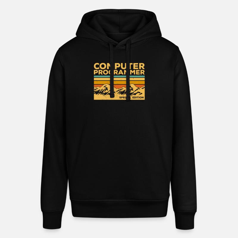 Retro Computer Programmer Special Edition - Stanley/Stella SOUNDER Unisex Hoodie - black