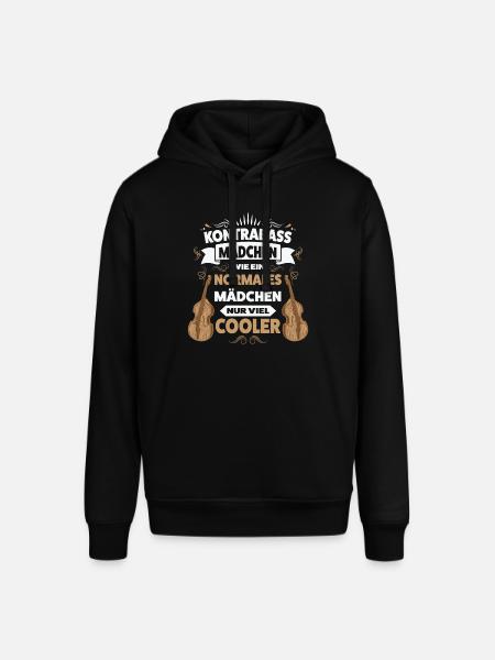 Kontrabass Mädchen Kontrabass Mädchen Geschenk - Stanley/Stella Unisex Hoodie SOUNDER - Schwarz