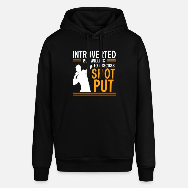 Lancer du poids Athlétisme - Sweat à capuche SOUNDER Stanley/Stella Unisexe - noir