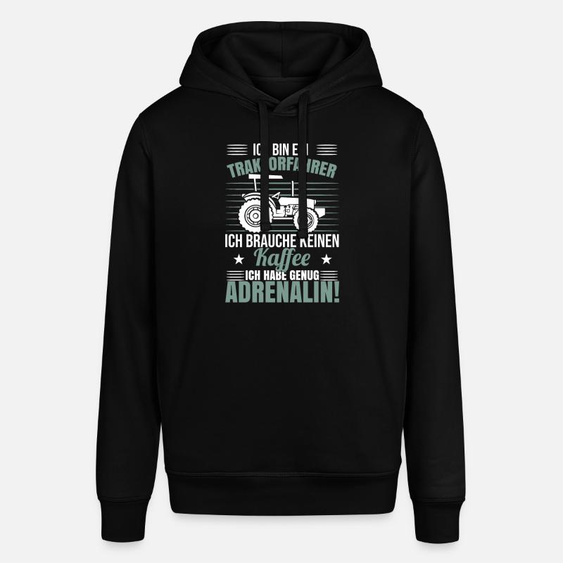 Ich Bin Ein Traktorfahrer - Stanley/Stella Unisex Hoodie SOUNDER - Schwarz