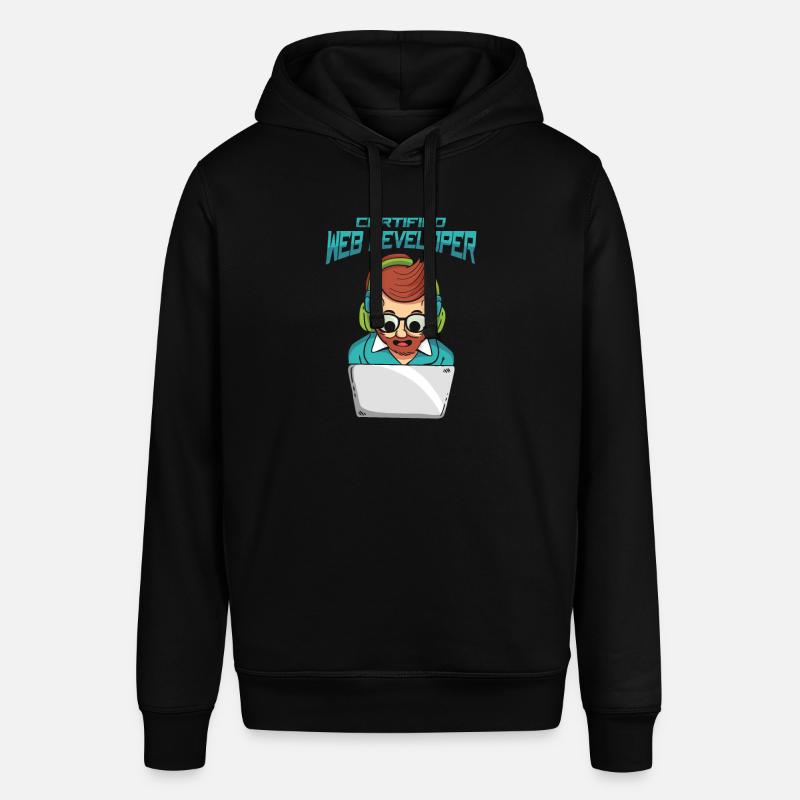 Web Entwickler Webdeveloper Zertifiziert - Stanley/Stella Unisex Hoodie SOUNDER - Schwarz