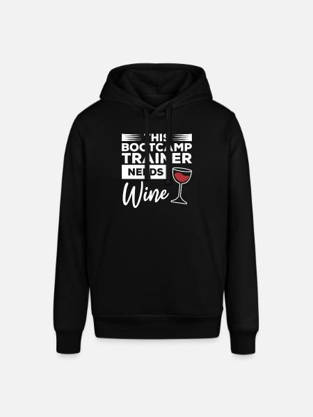 Dieser Bootcamp-Trainer braucht Weintraining - Stanley/Stella Unisex Hoodie SOUNDER - Schwarz