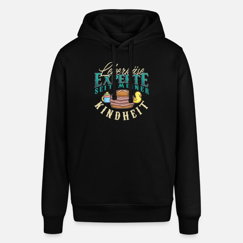 Leberkäse Experte Fleischkäse Brötchen - Stanley/Stella Unisex Hoodie SOUNDER - Schwarz