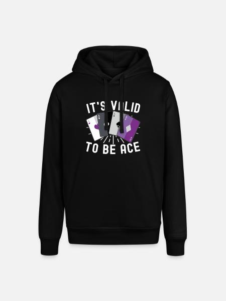 Asexuel Ace - Stanley/Stella Unisex Hoodie SOUNDER - Schwarz