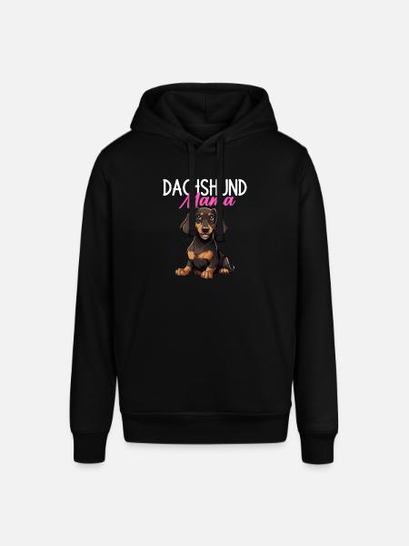 Dachshund dog, Weenie Dog - Stanley/Stella Unisex Hoodie SOUNDER - Schwarz