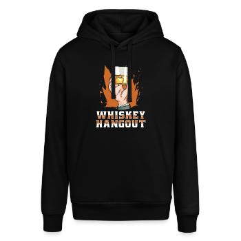 Hang out Whisky Whiskey - Stanley/Stella SOUNDER Unisex Hoodie - black - Front - Alina (178cm) & Michal (187cm)