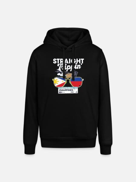 Straight Trippin' Philippines Vacation Tour - Stanley/Stella SOUNDER Unisex Hoodie - black