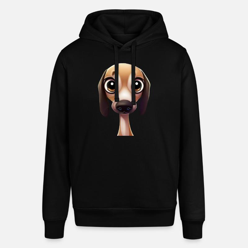 Pose gracieuse de lévrier - Sweat à capuche SOUNDER Stanley/Stella Unisexe - noir