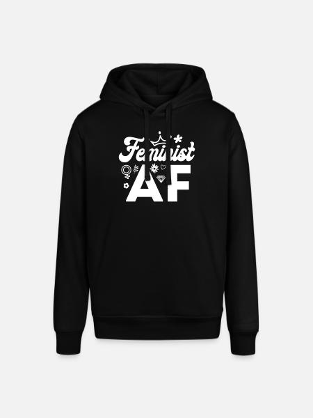 Feminist Feminist Af - Stanley/Stella SOUNDER Unisex Hoodie - black