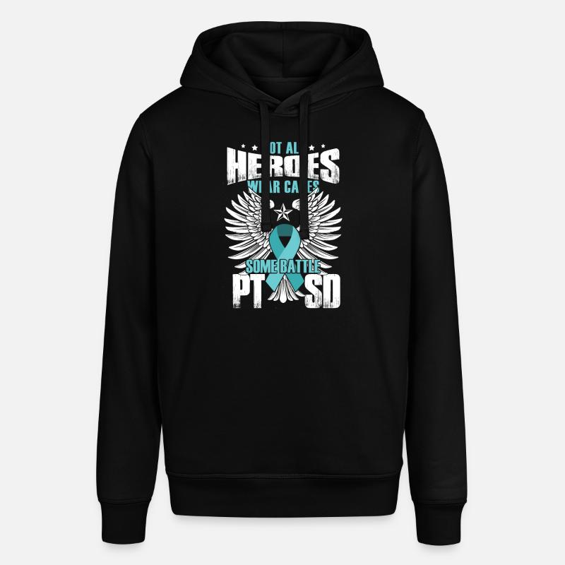 Héros du SSPT - Sweat à capuche SOUNDER Stanley/Stella Unisexe - noir