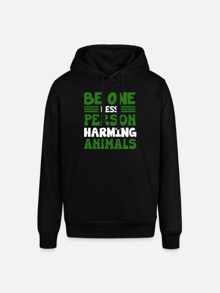 Vegan Veganism - Stanley/Stella SOUNDER Unisex Hoodie - black