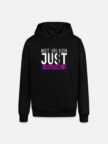 Asexual Ace - Stanley/Stella SOUNDER Unisex Hoodie - black