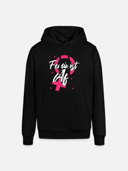 Feminist Feminist Af - Stanley/Stella SOUNDER Unisex Hoodie - black